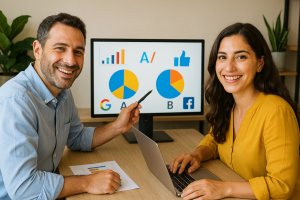 איך להשתמש ב-A/B Testing לשיפור קמפיינים בגוגל ופייסבוק?